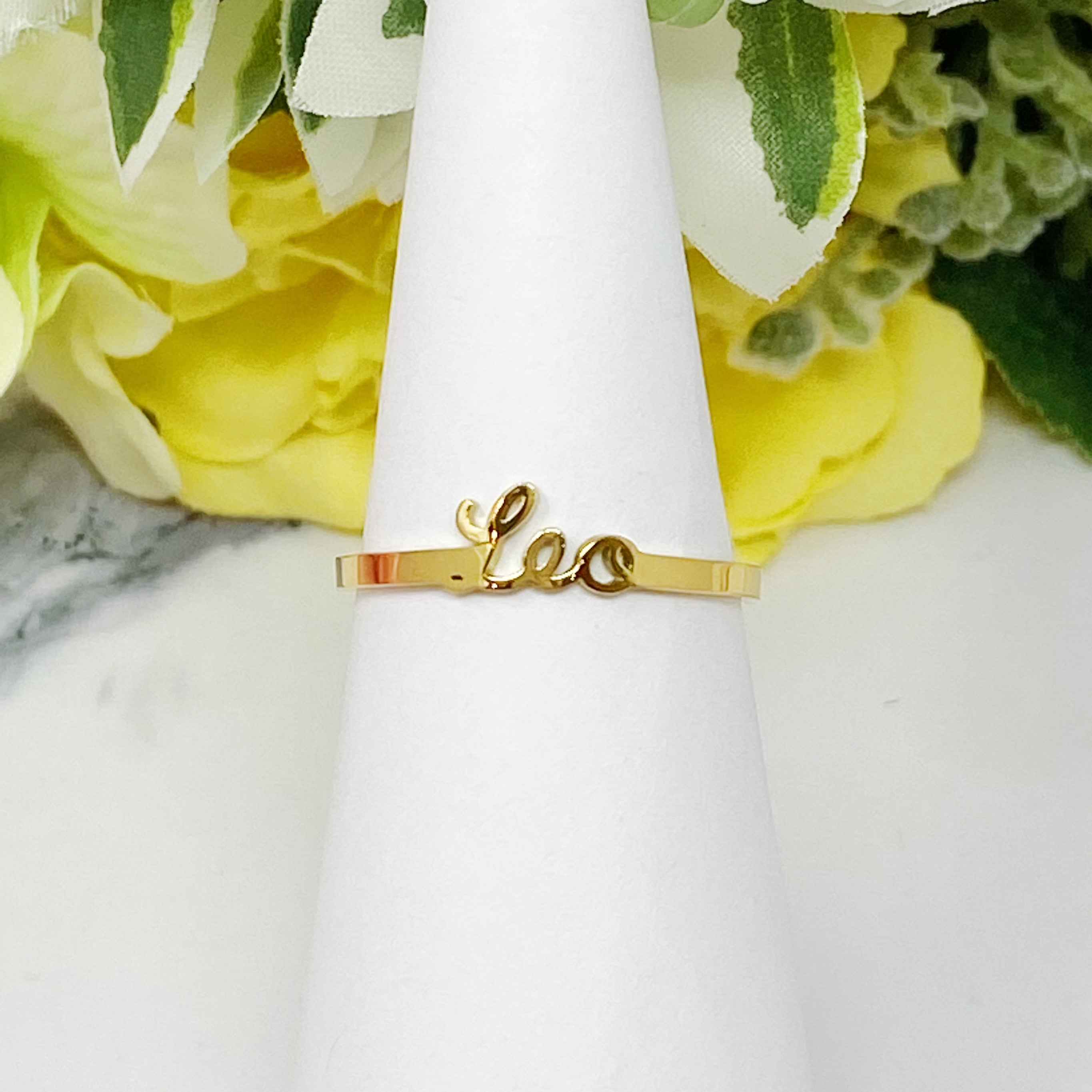 Zodiac Sign Adjustable Ring