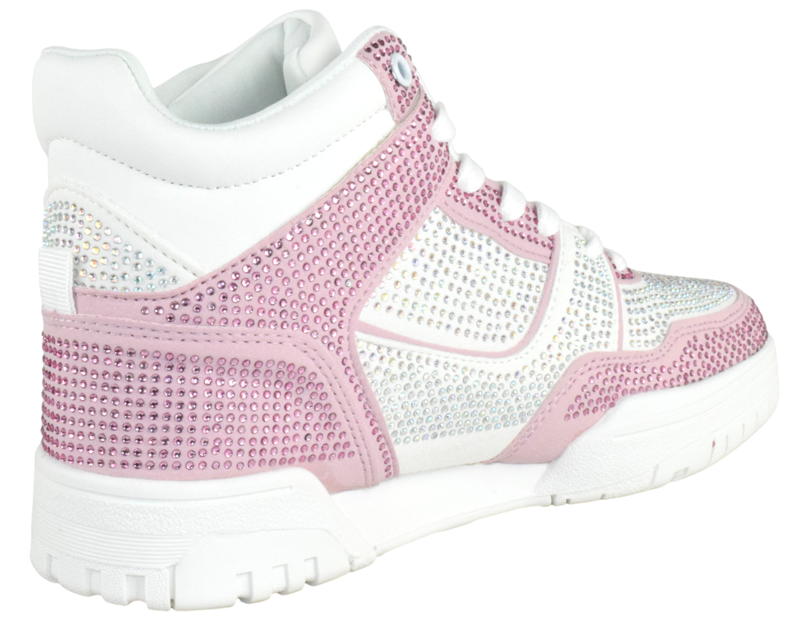 Womens Bling Bling Sneakers in Pink