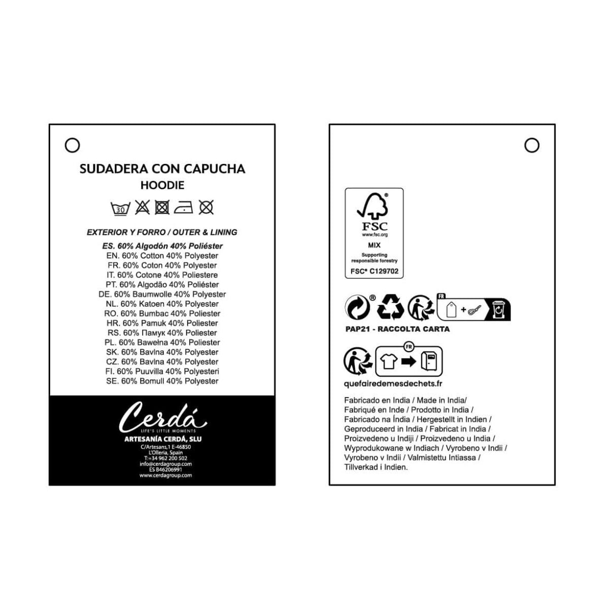 Girls Stitch Hooded Sweatshirt - Pink