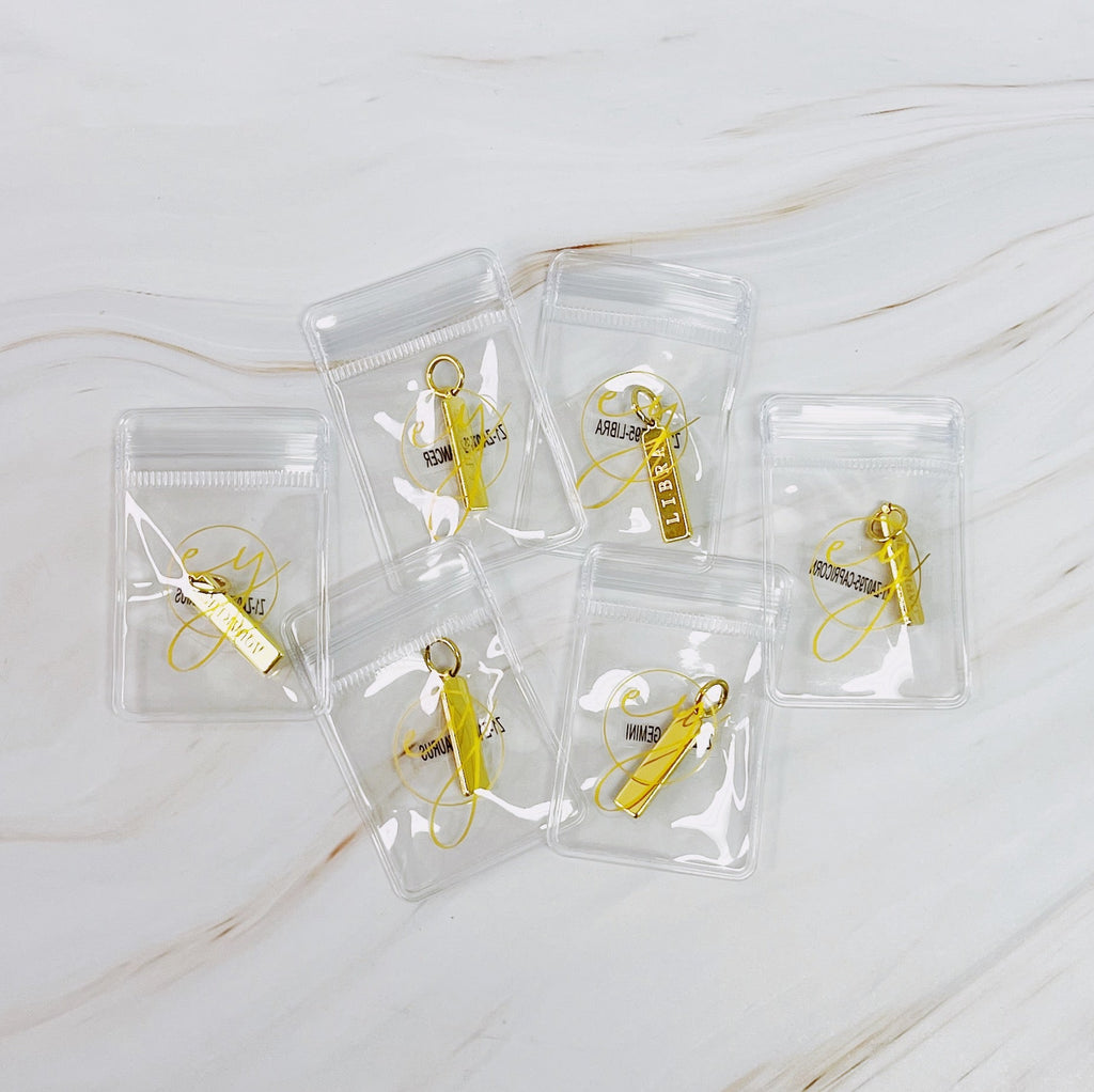 Zodiac Sign Bar Style Charm