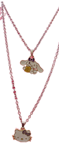 Hello Kitty & Cinnamoroll Necklace Set – Matching Sanrio Pendant Duo