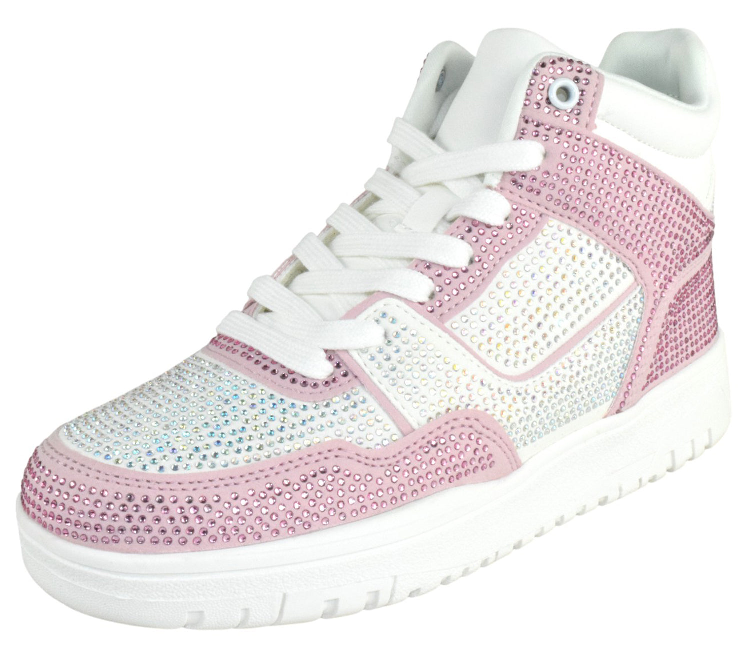 Womens Bling Bling Sneakers in Pink