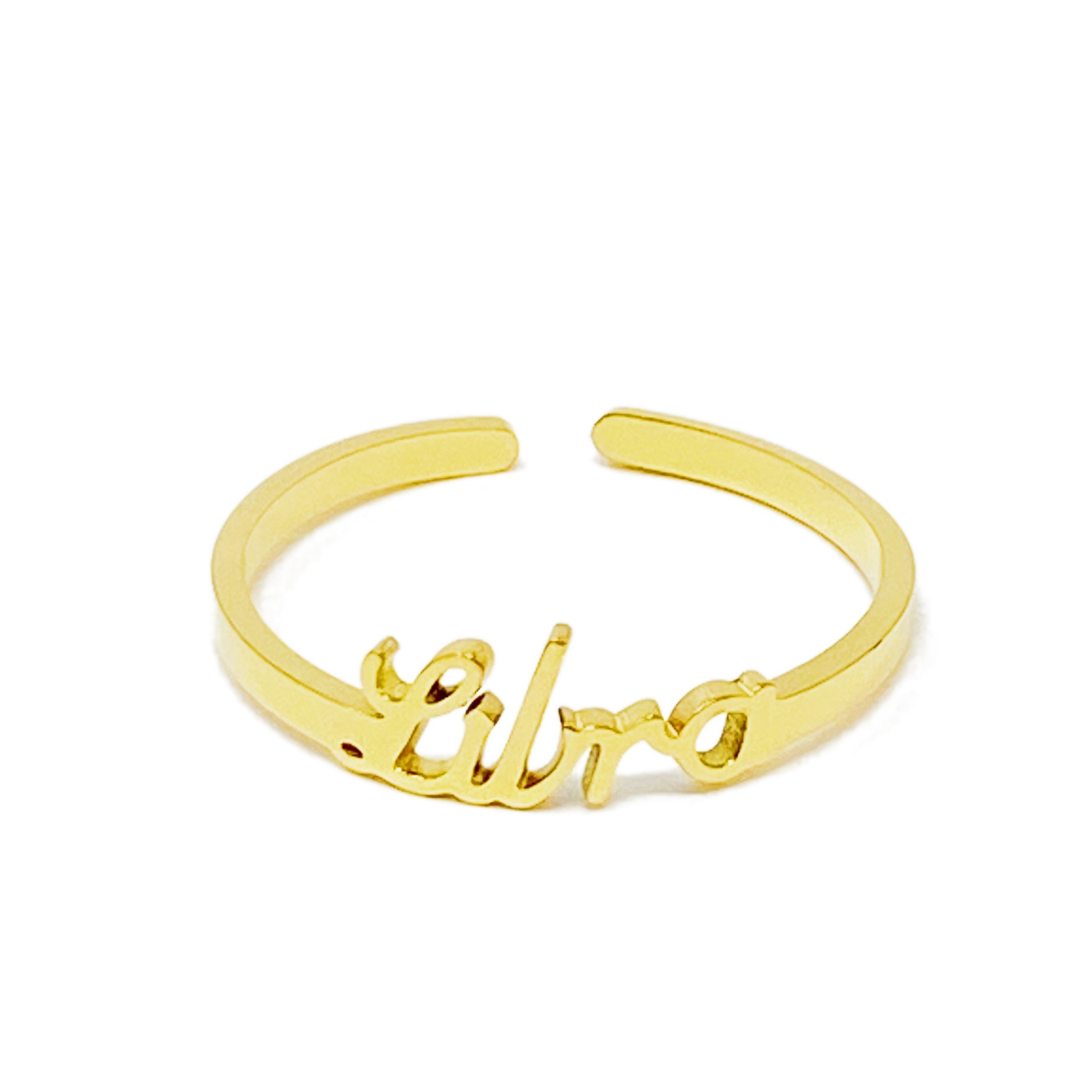 Zodiac Sign Adjustable Ring